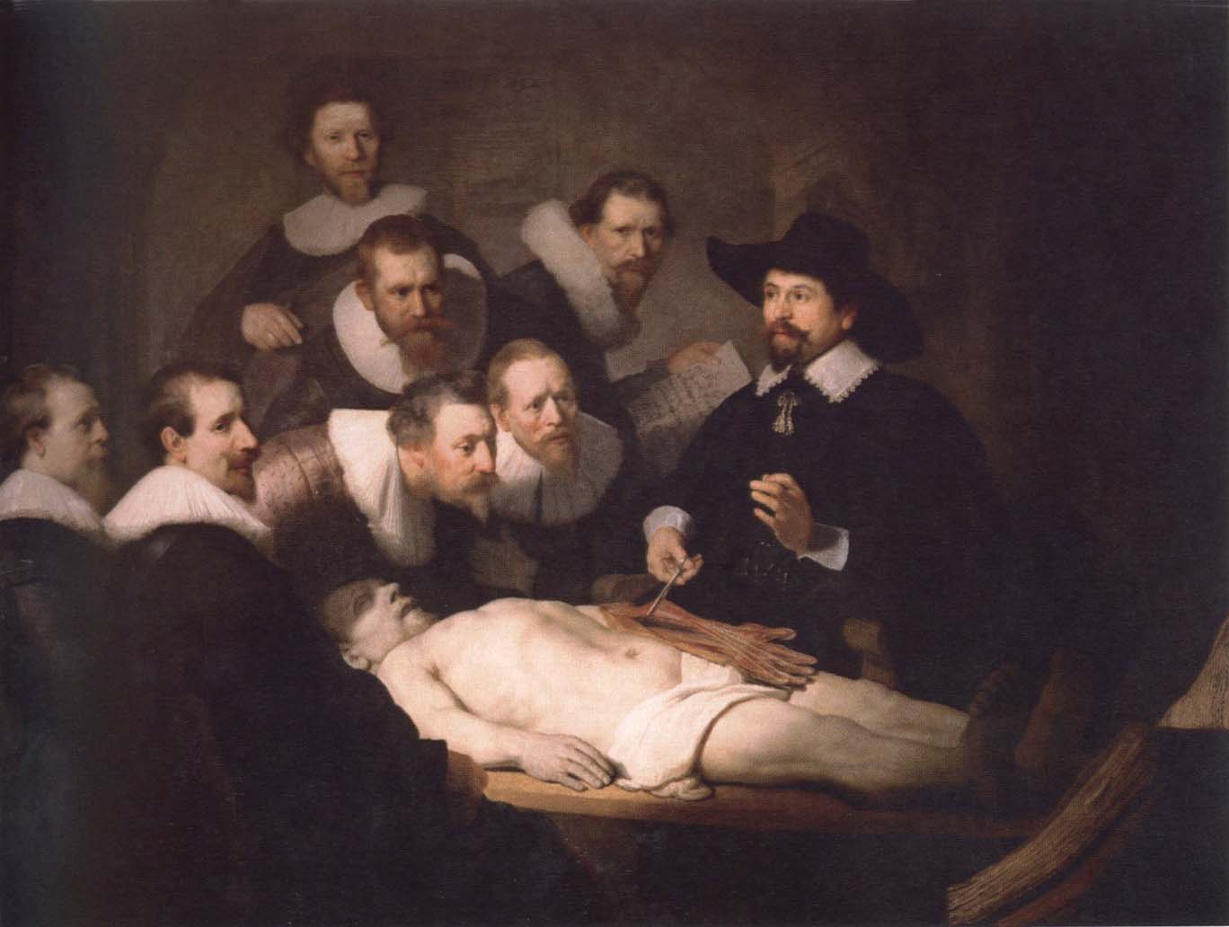 anatomy lesson of dr,nicolaes tulp